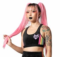 Sport-BH KILLSTAR - Groovig Velour - Schwarz XS