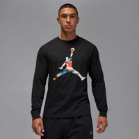Jordan Flight Long-Sleeve Crewneck Tee Black - Pánske - Tričko Jordan - Čierne - IM6511-010 - Veľkosť: S