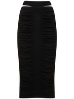 X-ray Viscose Blend Knit Midi Skirt