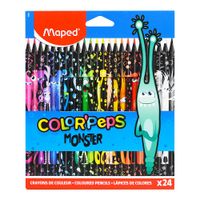 FARBICKY TROJHRANNÉ MAPED COLOR PEPS MONSTER 24 FARIEB