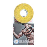 Kinezio szalag Ares 5 cm x 5 m, sárga