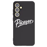 Silikónový čierny obal pre Samsung Galaxy S24 FE S721B - Picasee - old logo - white