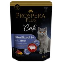 Kapsička Prospera Plus Cat Sterilised 1+ hovězí a dýně 85g