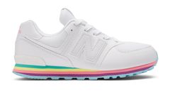 New Balance GC574KIJ Bărbați - Adidași New Balance - Alb - GC574KIJ-4.5 - Size: 4.5