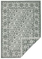 Kusový koberec Twin-Wendeteppiche 103115 grün creme 80x250 cm