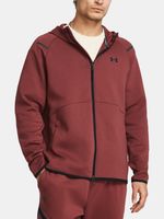 Under Armour UA Unstoppable Flc FZ Sweatshirt Rot