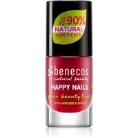 Benecos Happy Nails lakier pielęgnujący do paznokci odcień Vintage Red 5 ml