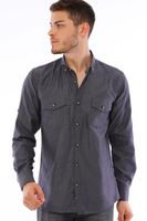 G722 DEWBERRY MEN'S SHIRT-ANTHRACITE