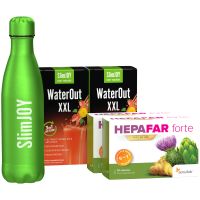 Flacher Bauch Paket mit Thermosflasche: 2 Schritte gegen Bauchfett | Abnehmduo zur Entgiftung und Gewichtsabnahme |30-Tage-Programm | Sensilab