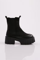 DGN Es804 Women's Boots with a Thick Sole and Stretch Detail Heels.