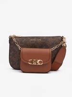 Michael Kors Parker Large MF Crossbody Kabelka Hnědá