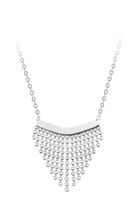 Troli Moderní ocelový náhrdelník s ozdobou Chains Silver