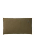 Dekoratívna ľanová obliečka na vankúš BOSS CLAYTON Dark kaki 31 x 55 cm