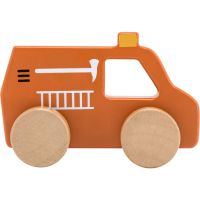 Tryco Wooden Fire Truck Toy kisautó fából készült 1 db