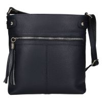 Női bőr crossbody kézitáska Italia Laura - sötétkék