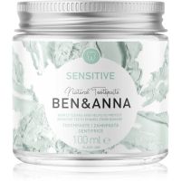 BEN&ANNA Natural Toothpaste Sensitive pasta za zube u staklenoj posudi za osjetljive zube 100 ml