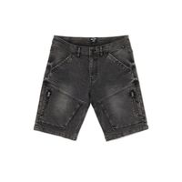 Cropp - Denim kratke hlače z učinkom pranja - siva