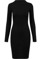 Women's ribbed dress URBAN CLASSICS - black