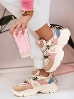 Dámské tenisky na tlusté podrážce NEWMOVE