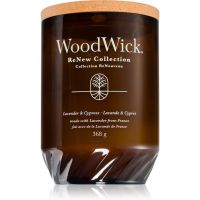 Woodwick Lavender & Cypress ароматна свещ 368 гр.