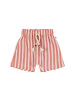 Striped Cotton Shorts