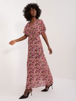 Dress-DHJ-SK-9656.19X-Black-Pink