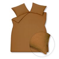 Vandyck Luxusná bavlnená obliečka VANDYCK Washed Cotton Cognac