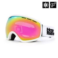 HORSEFEATHERS Snowboardové brýle Knox - white/mirror pink WHITE