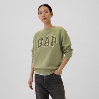 Bluza GAP Logo Crew Olive Cord XS