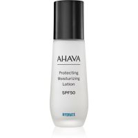 AHAVA Hydrate Protecting Moisturizing Lotion Schutzmilch für das Gesicht SPF 50 50 ml