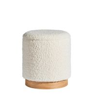 MID.YOU TABURET, textil, kompozitní dřevo, 38/42/38 cm