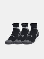 Under Armour UA Perf Tech Nvlty Qtr Socken 3 Paar Schwarz