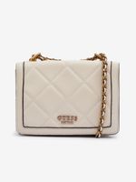 Guess Abey Convertible Xbody Flap Handtasche Beige