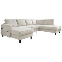 MID.YOU SEDACÍ SOUPRAVA, textil, béžová