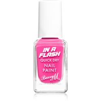 Barry M IN A FLASH hitro sušeči lak za nohte odtenek Pink Burst 10 ml