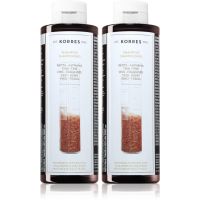 Korres Rice Proteins & Linden шампунь для ослабленого волосся вигідна упаковка