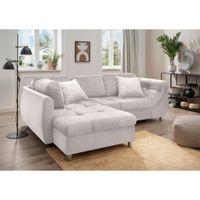 Livetastic ROZKLADACIA ROHOVÁ POHOVKA, textil, béžová