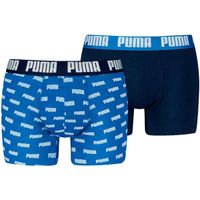Puma MEN EVERYDAY AOP PRINT BOXER 2P Мъжки боксерки, синьо, размер