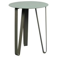 Xora KONFERENČNÝ STOLÍK, zelená, kov, 40/40/50 cm