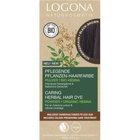 Logona Prášková farba na vlasy Black Brown
