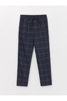 LC Waikiki Plaid Boys' Pants with Elastic Waist