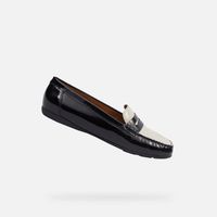 Černé dámské mokasíny Geox Annytah MOC - Dámské