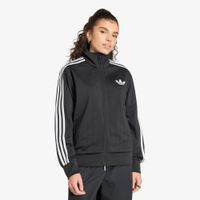 Μπουφάν adidas Pinstripe Firebird Loose Tracktop Black/ White/ Grey Two S