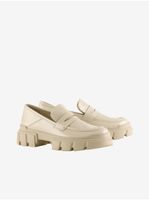 Creamy Women's Moccasins on the Högl Vince Platform - Women