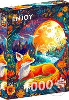 Měsíční liška - puzzle z kategorie Umělecké