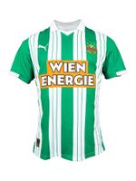 PUMA Tehnička sportska majica 'SK Rapid Wien'  zelena / narančasta / bijela