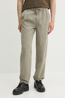 Superdry pantaloni din amestec de in