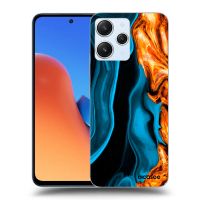 Silikónový čierny obal pre Xiaomi Redmi 12 4G - Gold blue
