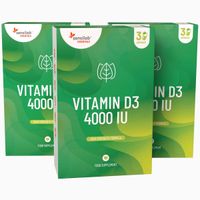 Essentials Vitamin D3 4000 IU, Dreierpackung