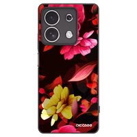 Silikónový čierny obal pre Xiaomi Redmi Note 13 4G - Dark Peonny
